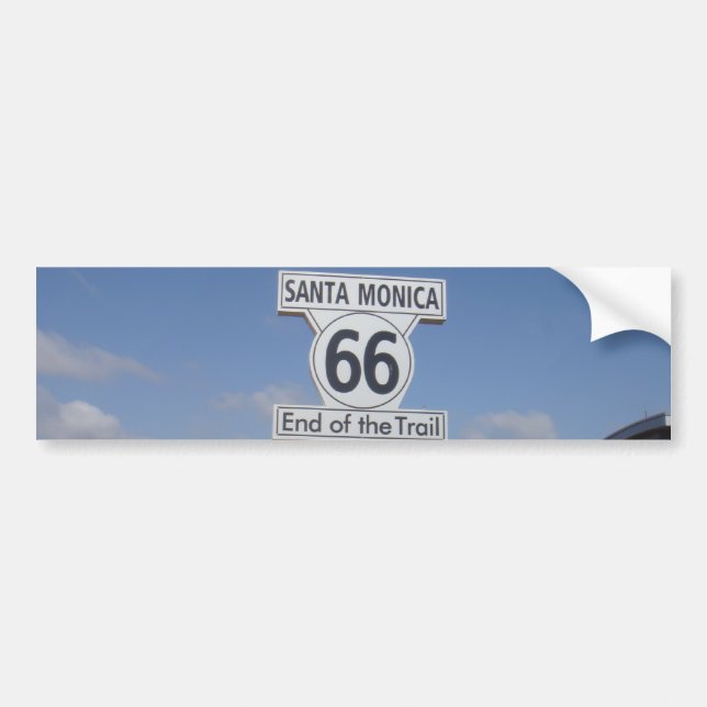 Santa Monica Kalifornien - RT 66 Bildekal (Framsidan)