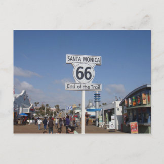 Santa Monica, Kalifornien - RT 66 Vykort