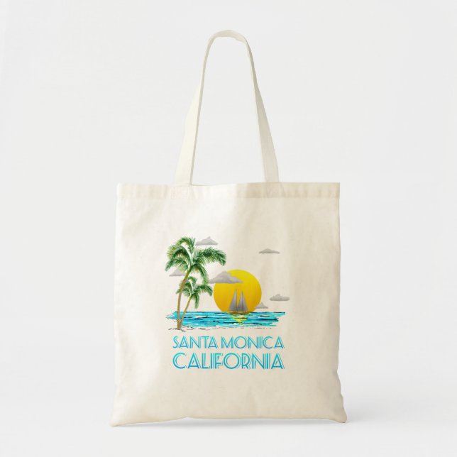 Santa Monica Kalifornien Segling Tygkasse (Framsidan)