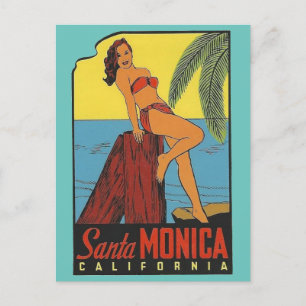 Santa Monica, Kalifornien - vykort