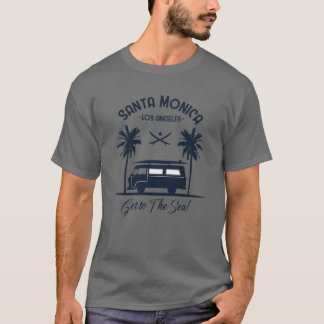 Santa Monica kommer till havet T Shirt
