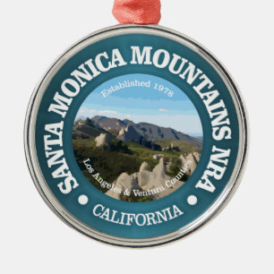 Santa Monica Mountain NRA Julgransprydnad Metall