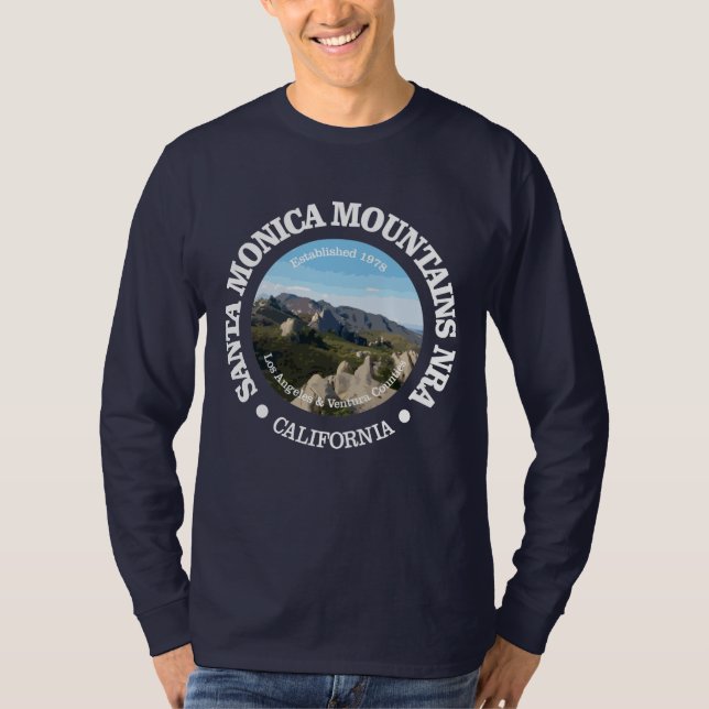Santa Monica Mountains NRA T Shirt (Framsida)