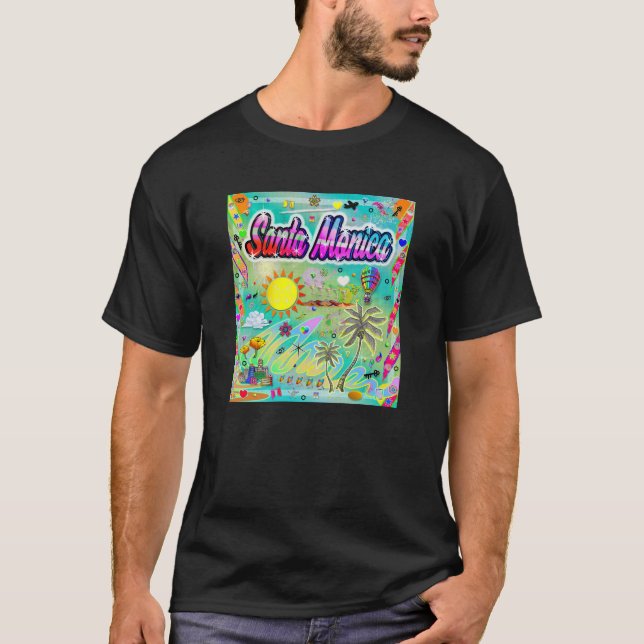 Santa Monica "Nu Era" T-Shirt (Framsida)