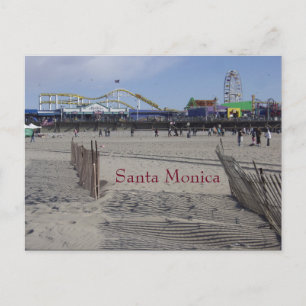 Santa Monica Pier California Vykort