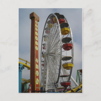 Santa Monica Pier ferris-hjul 2009 Vykort