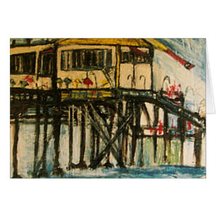 SANTA MONICA PIER HÄLSNINGSKORT