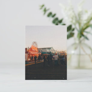 Santa Monica Pier, Los Angeles, Kalifornien Helg Vykort