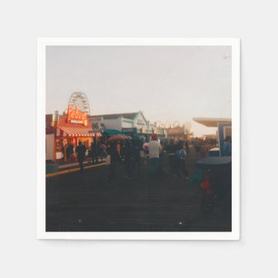Santa Monica Pier, Los Angeles, Kalifornien Pappersservett