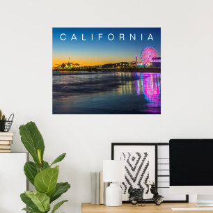 Santa Monica Pier   Los Angeles, Kalifornien Poster