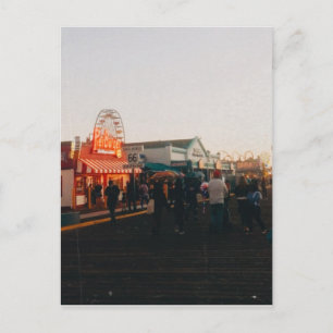 Santa Monica Pier, Los Angeles, Kalifornien Vykort