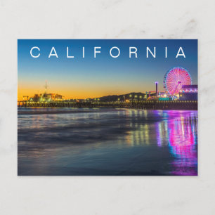 Santa Monica Pier   Los Angeles, Kalifornien Vykort