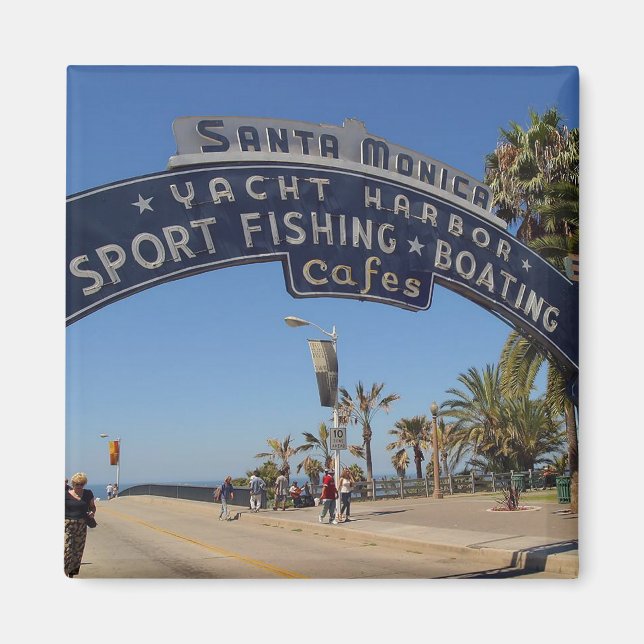 Santa Monica Pier Magnet (Framsidan)