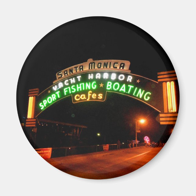 Santa Monica Pier Magnet (Framsidan)