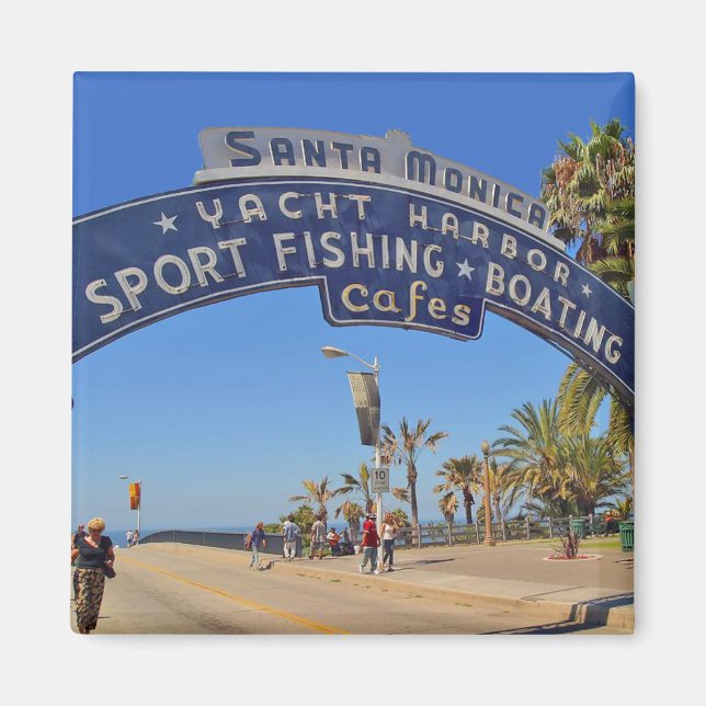 Santa Monica Pier Magnet (Framsidan)