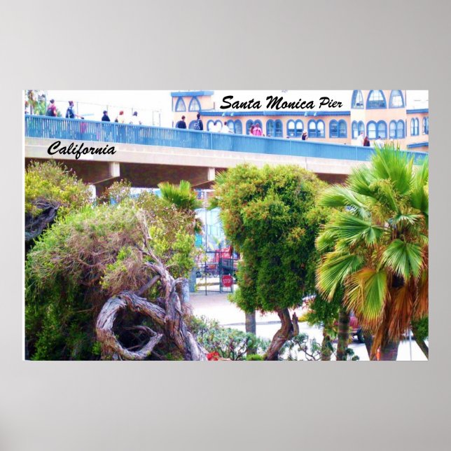 SANTA MONICA PIER MOUSE POSTER (Framsidan)