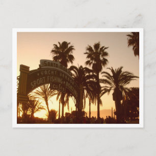 Santa Monica Pier Postcard Vykort