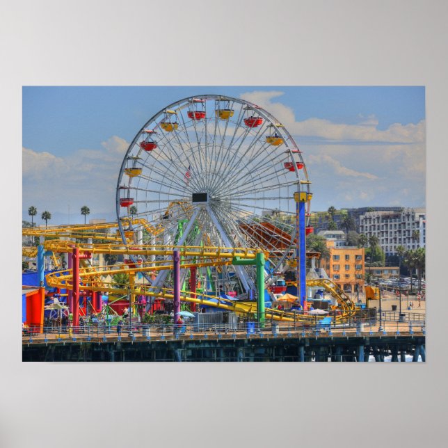Santa Monica Pier Poster (Framsidan)
