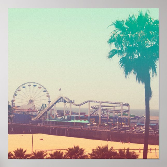 Santa Monica Pier Poster (Framsidan)