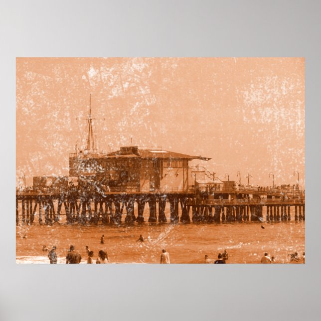 Santa Monica Pier Poster (Framsidan)