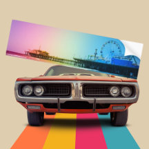 Santa Monica Pier Rainbow Färg