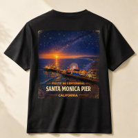 Santa Monica Pier Route 66 Centennial Solnedgång