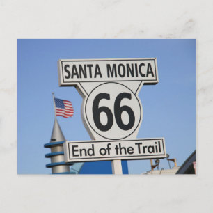 Santa Monica Pier - Slut på banan Vykort