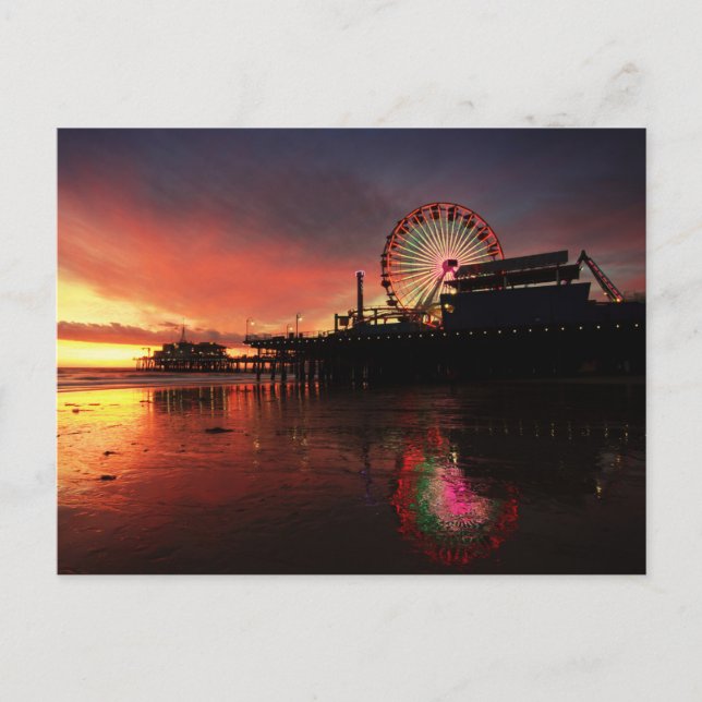 Santa Monica Pier Vykort (Framsida)