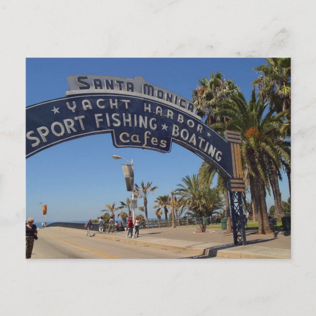 Santa-monica-pier Vykort (Framsida)