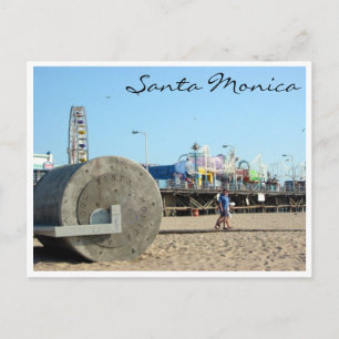Santa monica pier vykort