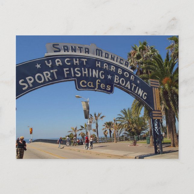 Santa Monica Pier Vykort (Framsida)