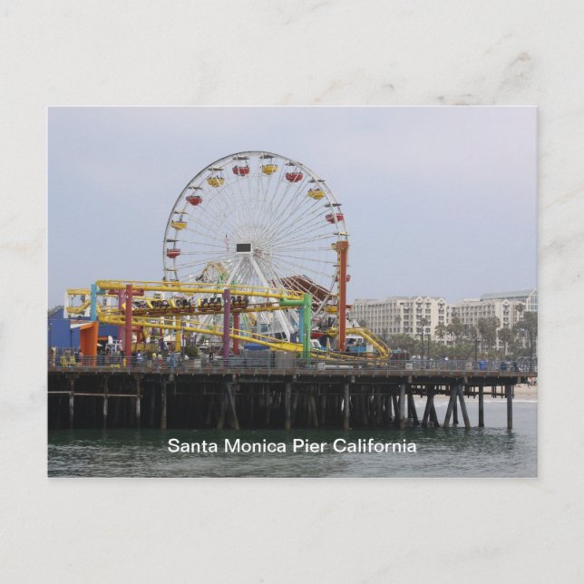 Santa Monica Pier Vykort (Framsida)