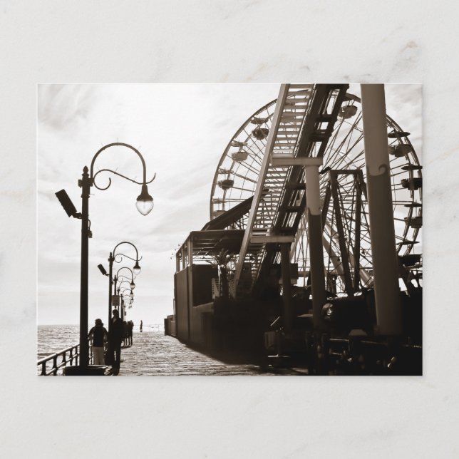 Santa Monica Pier Vykort (Framsida)