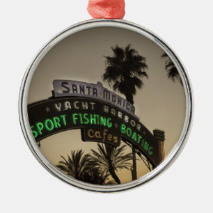 Santa Monica pir Julgransprydnad Metall