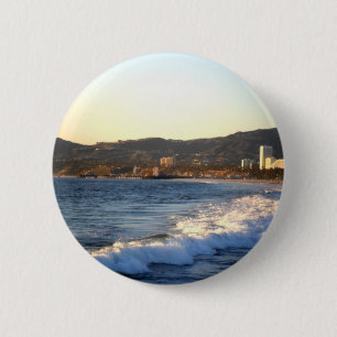 Santa Monica pir som sett från den Venedig Knapp