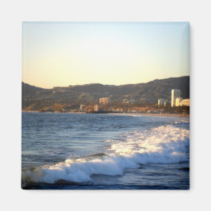 Santa Monica pir som sett från den Venedig Magnet