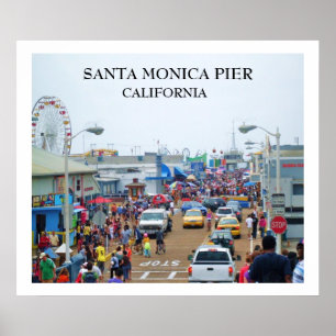 SANTA MONICA PIRaffisch Poster