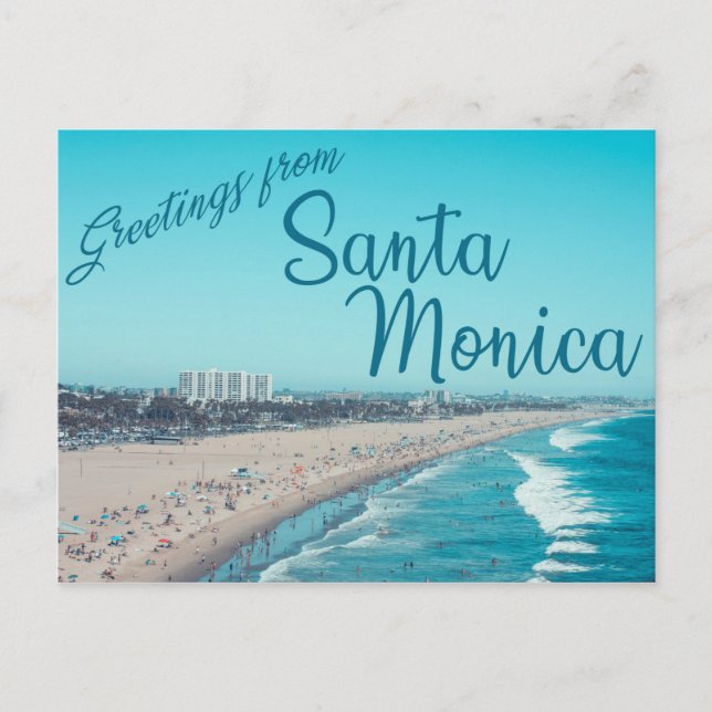 Santa Monica Postcard Vykort (Framsida)
