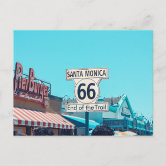 Santa Monica Postcard Vykort
