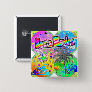 Santa Monica Quadro Seasons Button Knapp