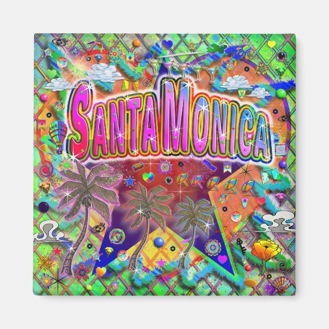 Santa Monica Risk Factor Magnet (Framsidan)