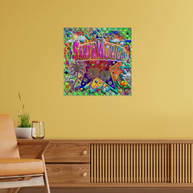 Santa Monica Risk Factor Poster (Vardagsrum 2)