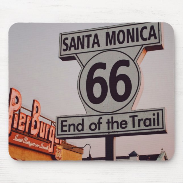 Santa Monica Route 66 California Musmatta (Framsidan)