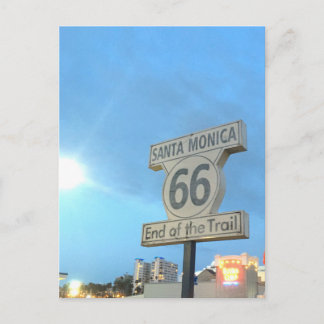Santa Monica Route 66 Vykort