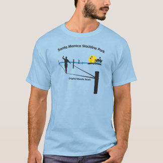 Santa Monica Slackline parkerar Tee Shirt