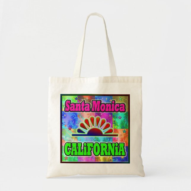 Santa Monica Sol & Handflatan Bag Tygkasse (Framsidan)