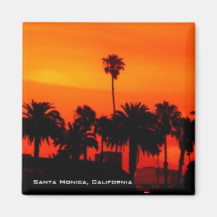 Santa Monica solnedgångmagnet Magnet