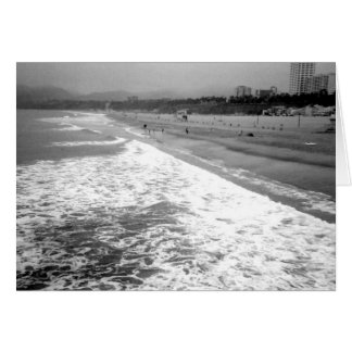 Santa Monica strand Hälsningskort