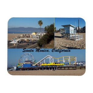 Santa Monica strand Kalifornien Magnet