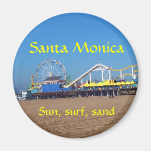 Santa Monica strandpir Magnet